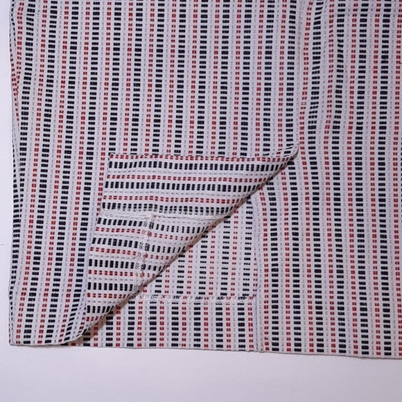 RW&CO Embroidered High Waist Pencil Skirt Textured Stretchy - Picture 7 of 9